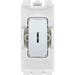 BG RPC12KY Nexus Grid 20A Secret Key SP 2-Way - Polished Chrome - westbasedirect.com