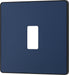 BG Evolve RPCDDB1B 1G Grid Front Plate - Matt Blue (Black) - westbasedirect.com