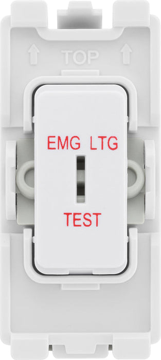 BG Evolve RPCDW12EL Grid 20AX Secret Key SP 2-Way (EMG LTG TEST) - White - westbasedirect.com
