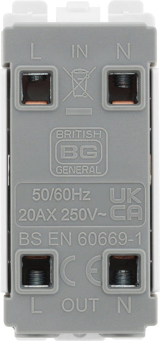 BG Evolve RPCDW30KY Grid 20AX Secret Key DP - White - westbasedirect.com