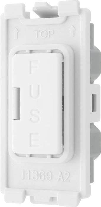 BG Evolve RPCDWFUSE Grid 13A Fused Fuse Holder - White - westbasedirect.com