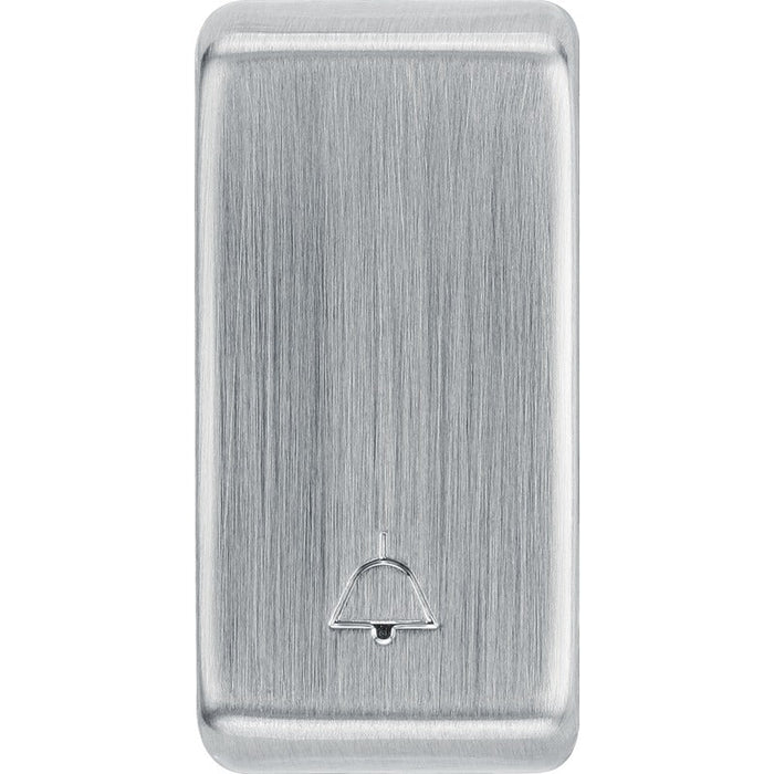 BG RRBELLBS Nexus Grid Rocker Embossed (BELL SYMBOL) - Brushed Steel - westbasedirect.com