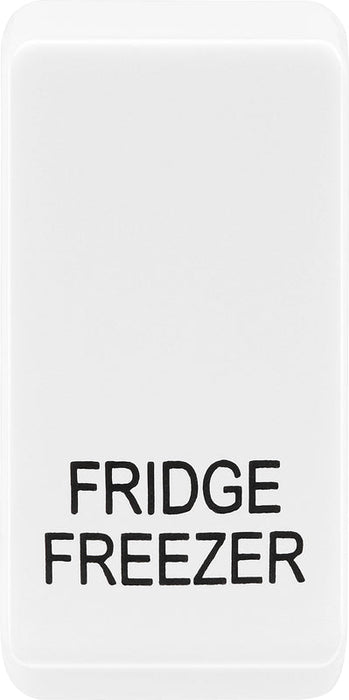 BG Evolve RRFFPCDW Grid Rocker Printed (FRIDGE FREEZER) - White - westbasedirect.com