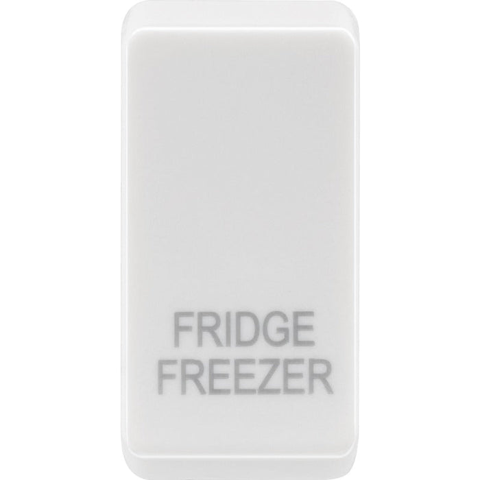 BG RRFFW Nexus Grid Rocker Printed (FRIDGE FREEZER) - White - westbasedirect.com