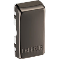 BG RRFZBN Nexus Grid Rocker Embossed (FREEZER) - Black Nickel