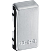 BG RRFZBS Nexus Grid Rocker Embossed (FREEZER) - Brushed Steel