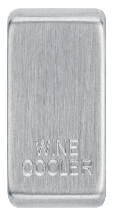 BG RRWCBS Nexus Grid Rocker Embossed (WINE COOLER) - Brushed Steel - westbasedirect.com