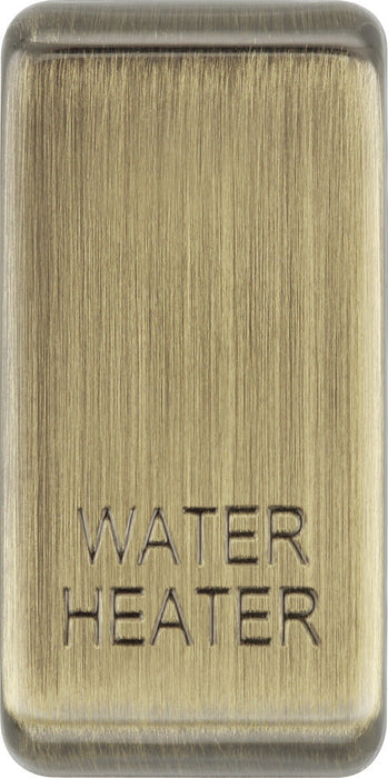 BG RRWHAB Nexus Grid Rocker Embossed (WATER HEATER) - Antique Brass - westbasedirect.com