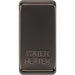 BG RRWHBN Nexus Grid Rocker Embossed (WATER HEATER) - Black Nickel - westbasedirect.com