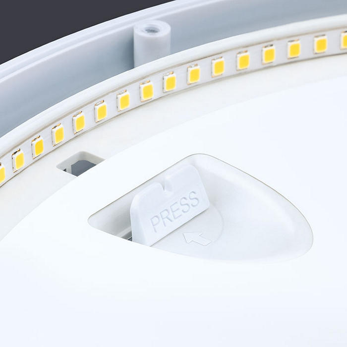 JCC JC070076 RadiaLED Rapid IP65 LED Bulkhead 4000K 12W Emergency with White Rim