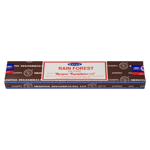 Satya Rain Forest 15g | 1 Pack (12 Sticks) - westbasedirect.com