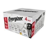 Energizer S10328 3.6W 345lm GU10 Spotlight LED Bulb Cool White 4000K Dimmable (4 Pack)