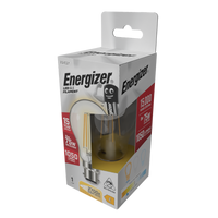 Energizer S12858 8W 1060lm E27 ES GLS Filament LED Bulb Warm White 2700K