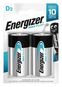 Energizer E301323900 MaxPlus D | 2 Pack