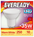 Eveready S13598 GU10 Spotlight LED Bulb Opal 3.1W 230lm Warm White 3000K - westbasedirect.com