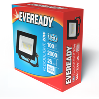 Eveready S13945 20W IP65 LED Floodlight Cool White 4000K