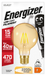 Energizer 5W 470lm E27 ES G80 Filament Gold LED Bulb Warm White 2200K Dimmable - westbasedirect.com