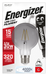 Energizer 4.5W 320lm E27 ES G80 Filament Smokey LED Bulb Cool White 4000K Dimmable - westbasedirect.com