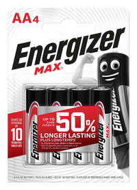 Energizer E301531000 Max AA | 4 Pack