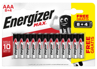 Energizer E301531200 Max AAA | 8+4 Pack