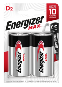 Energizer E301533400 Max D | 2 Pack