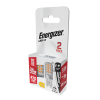 Energizer S29492 4.2W 470lm G9 LED Capsule Bulb Cool White 4000K (2 Pack)