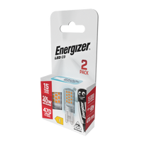 Energizer S29493 4.2W 470lm G9 LED Capsule Bulb Daylight 6500K (2 Pack)