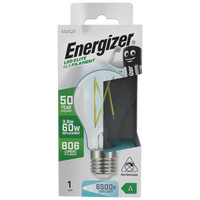 Energizer S29629 A Rated LED Elite GLS E27 Filament 806lm 3.8W 6500K (Daylight)