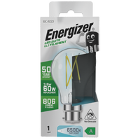 Energizer S29631 A Rated LED Elite GLS B22 Filament 806lm 3.8W 6500K (Daylight)