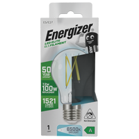 Energizer S29633 A Rated LED Elite GLS E27 Filament 1521lm 7.2W 6500K (Daylight)(12 Pack)