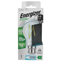 Energizer S29635 A Rated LED Elite GLS B22 Filament 1521lm 7.2W 6500K (Warm White)