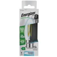 Energizer S29639 A Rated LED Elite Candle B22 Filament 470lm 2.2W 6500K (Daylight)(12 Pack)