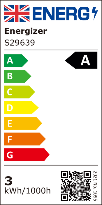 Energizer S29639 A Rated LED Elite Candle B22 Filament 470lm 2.2W 6500K (Daylight)