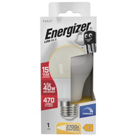 Energizer S29776 4.2W 470lm E27 ES GLS LED Bulb Opal Warm White 2700K Dimmable