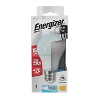 Energizer S29777 4.2W 470lm E27 ES GLS LED Bulb Opal Daylight 6500K