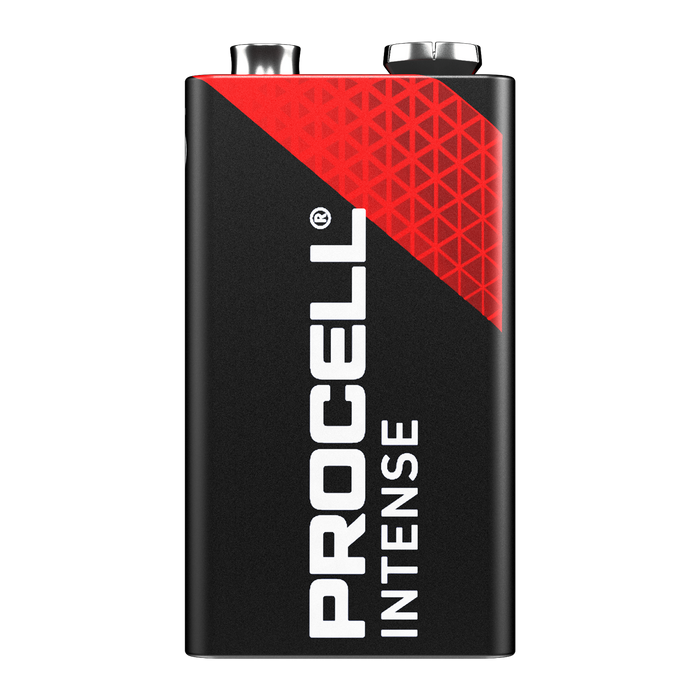 Duracell Procell Intense Power 9V PP3 6LR61 PC1604 Alkaline Industrial Batteries | Box of 10 - westbasedirect.com