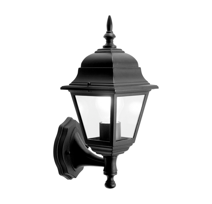 Powermaster S5897 IP44 4-Sided Lantern - Black