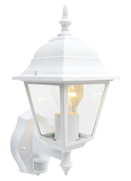 Powermaster S5905 IP43 4-Sided PIR Lantern - White