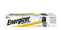 Energizer ENEPRO9V Industrial 9V PP3 6LR61 Alkaline Batteries | Box of 12