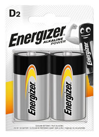 Energizer E300803900 Alkaline Power D | 2 Pack