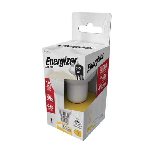 Energizer S9014 4.2W 470lm E14 SES R50 High Tech LED Bulb Warm White 2700K - westbasedirect.com