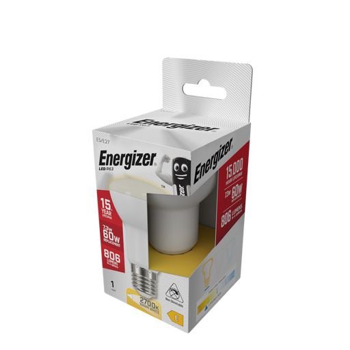 Energizer S9015 7.3W 806lm E27 ES R63 High Tech LED Bulb Warm White 2700K - westbasedirect.com