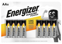 Energizer E300839400 Alkaline Power AA | 8 Pack