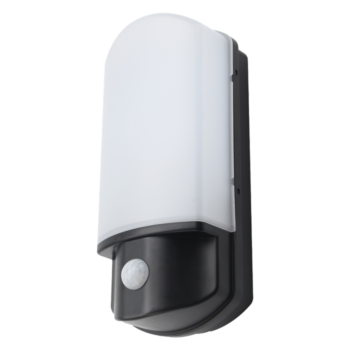 Powermaster S9348 10W IP44 Polycarbonate LED Bulkhead with PIR Motion Sensor