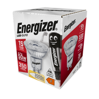 Energizer S9408 4.7W 350lm GU10 Spotlight LED Bulb Full Glass Warm White 3000K