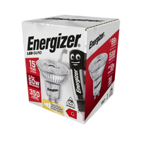 Energizer S9410 5.5W 350lm GU10 Spotlight LED Bulb Full Glass Warm White 3000K Dimmable