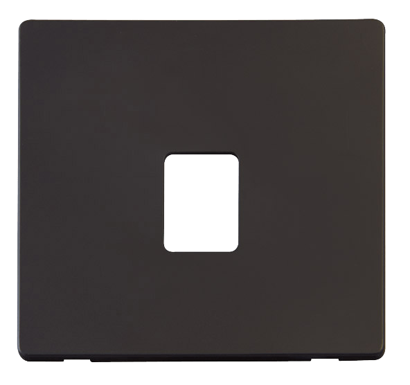 Click SCP115BK Definity Single RJ11/RJ45 Socket Outlet Cover Plate ...