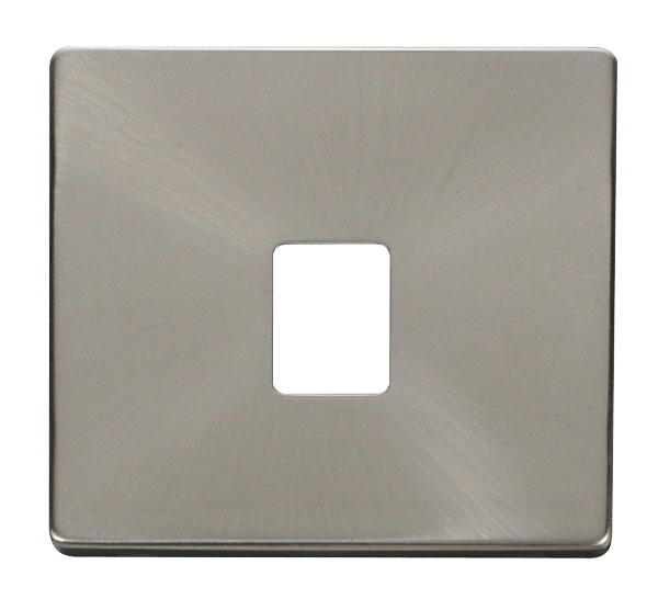 Click SCP115BS Definity Single RJ11/RJ45 Socket Outlet Cover Plate ...