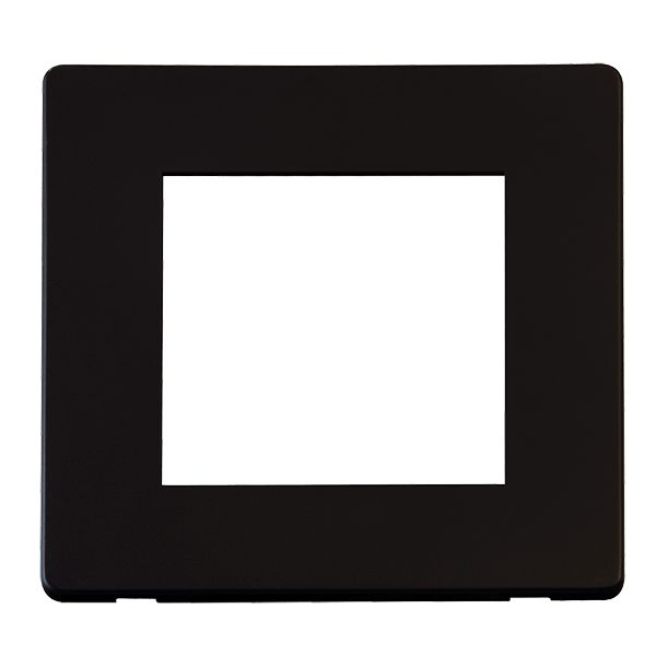 Click SCP311MB Definity 1G Twin Media Mod Plate - Metal Black ...