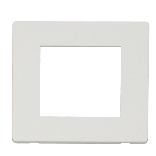 Click SCP311MW Definity 1G Twin Media Mod Plate - Metal White ...